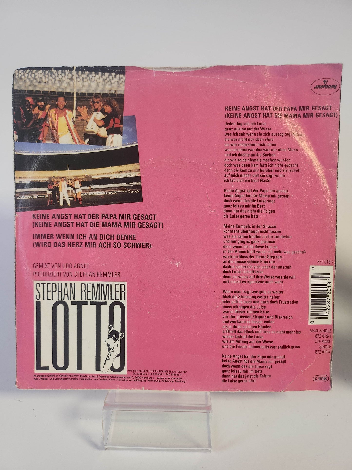 Stephan Remmler: Keine Angst hat der Papa mir Gesagt Single Vinyl - Feniks Gameshop