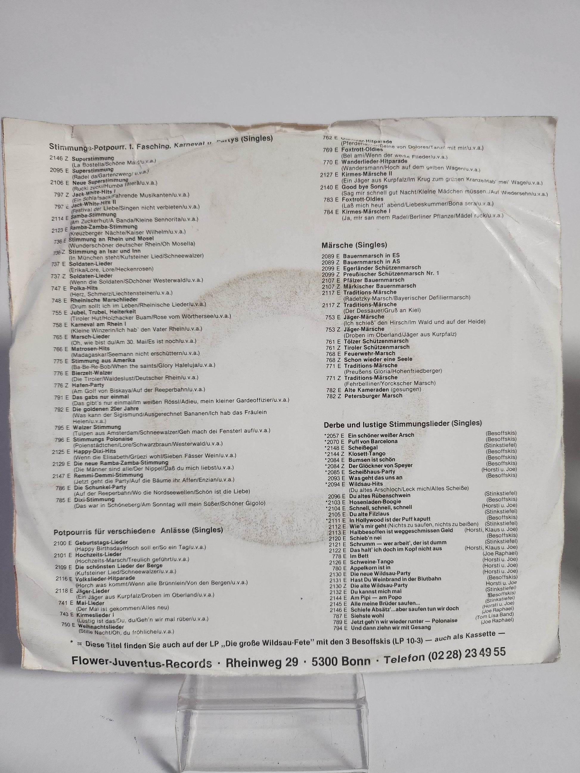 Joe Raphael: Und Dann Gehn Wir Mit Gesang Single Vinyl - Feniks Gameshop