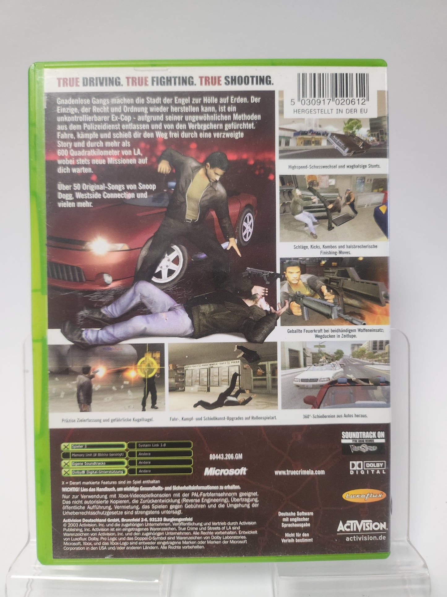 True Crime Streets of LA Xbox Original