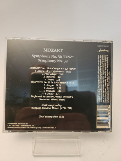 Mozart Symphony No 36 & 39 CD