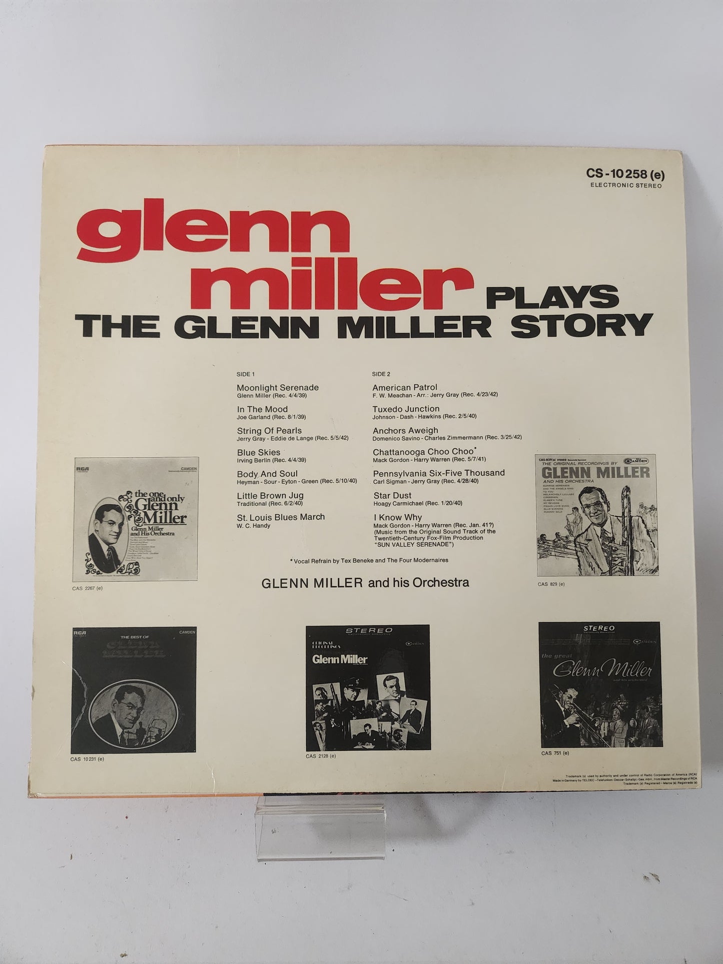 Glenn Miller plays the Glenn Miller Story LP Vinyl