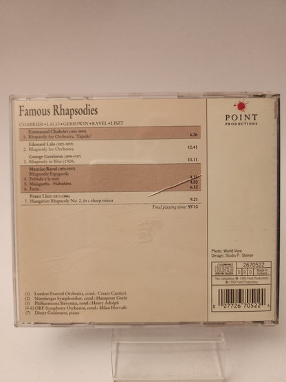 Famous Rhapsodies CD