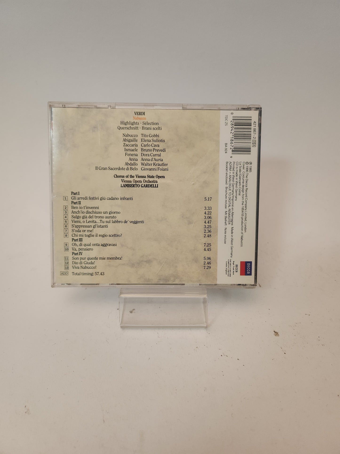 Verdi: Nabucco CD