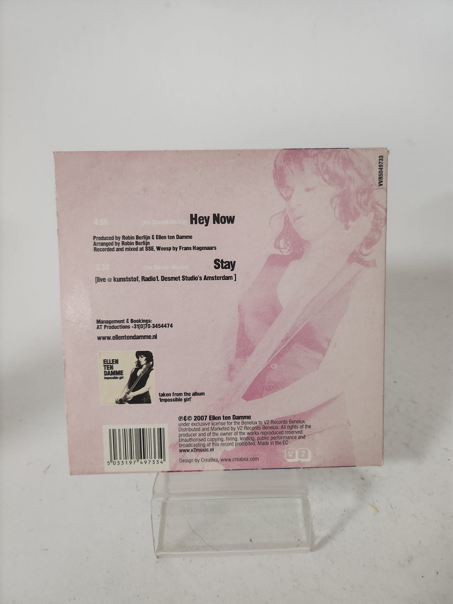 Ellen ten Damme: Hey Now CD Single