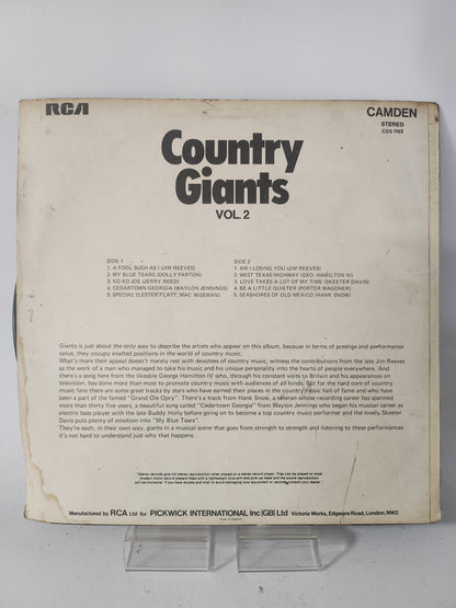 Country Giants Vol 2 LP Vinyl