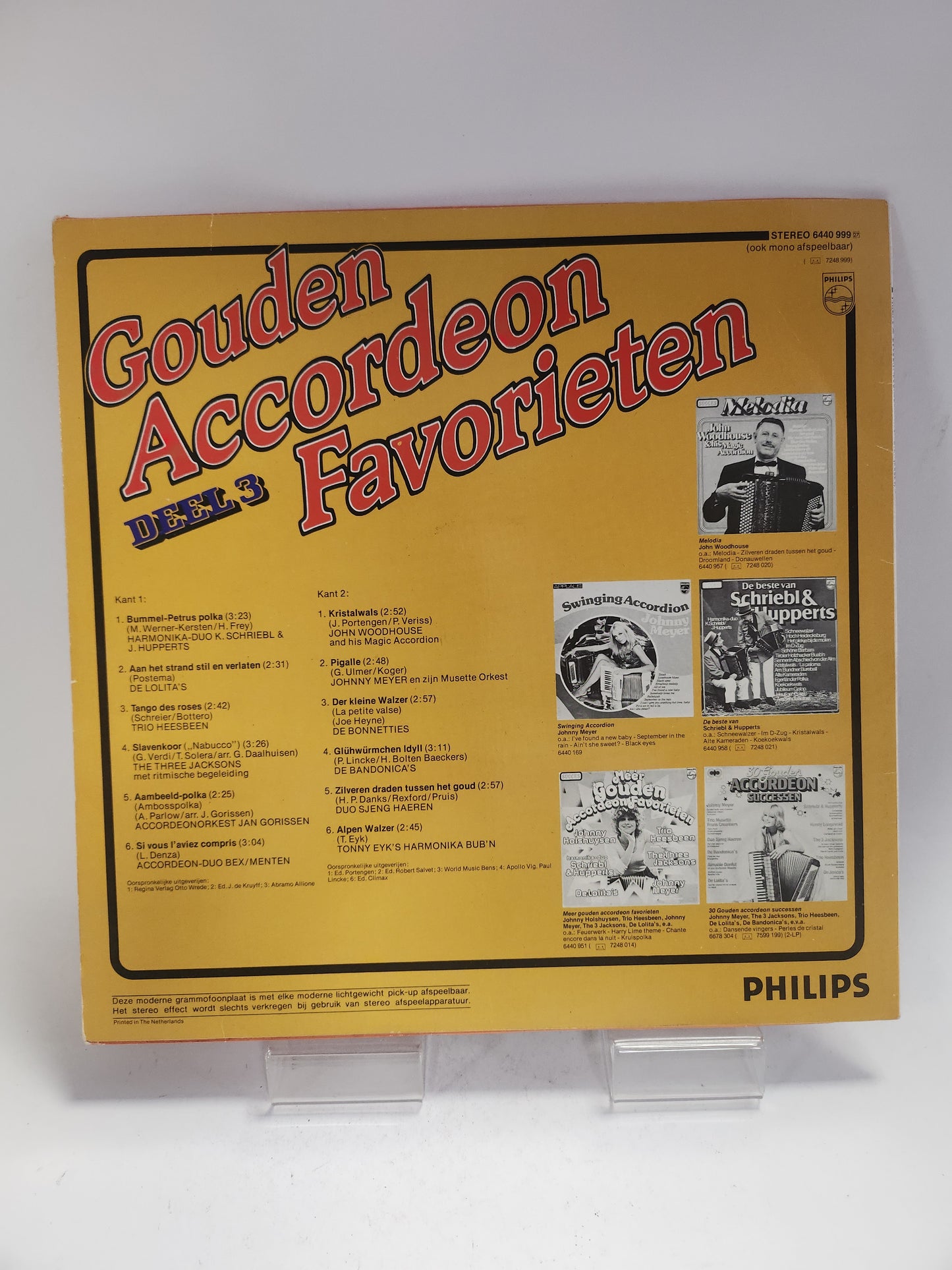 Gouden Accordeon Favorieten Deel 3 LP Vinyl