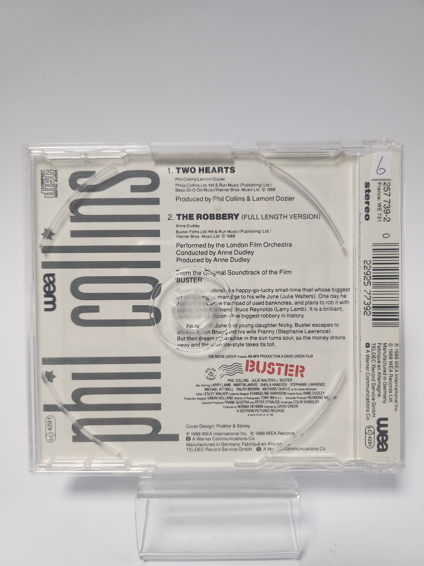 Phil Collins: Two Hearts Mini CD