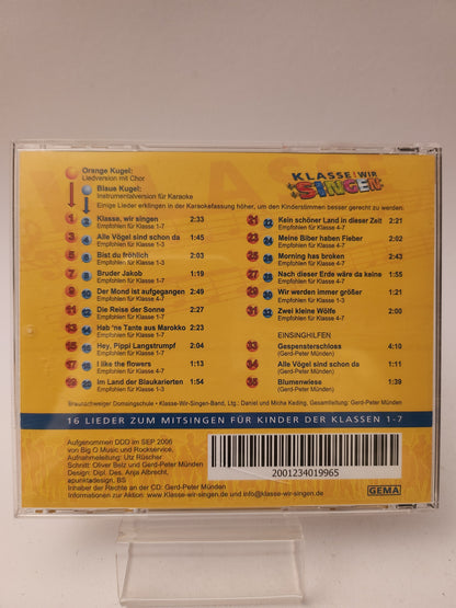 Klasse! Wir Singen CD