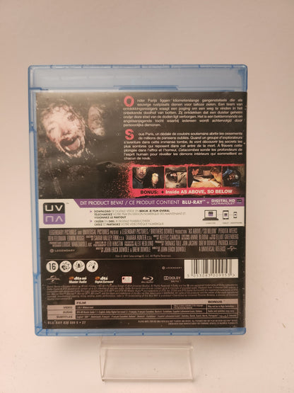 As Above so Below Catacombes Blu-Ray