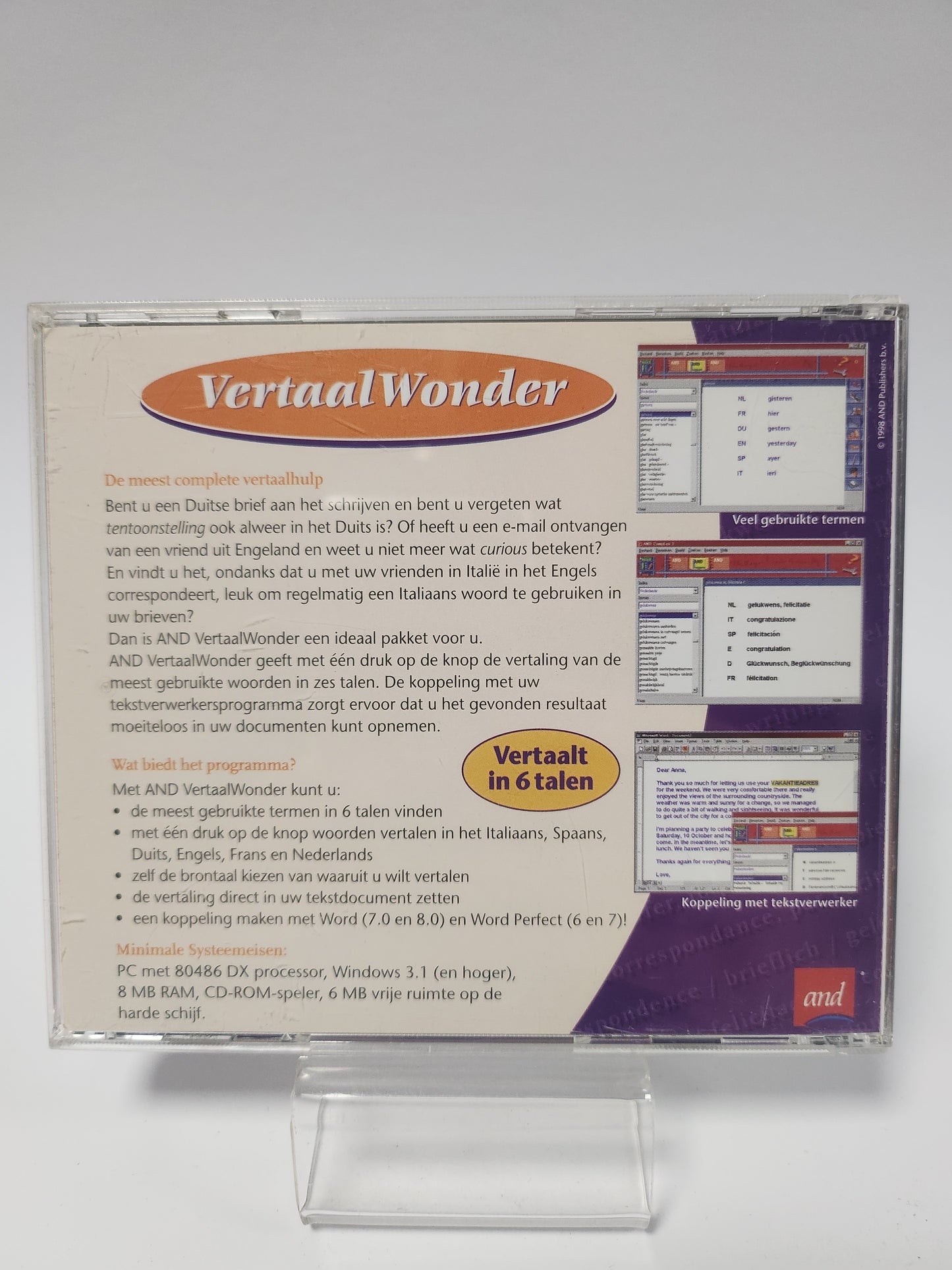 Vertaalwonder: Complete Vertaalhulp voor 6 Talen PC