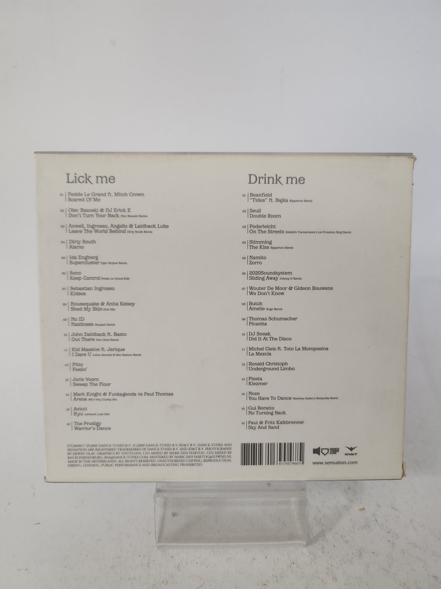 Sensation: Wicked Wonderland CD