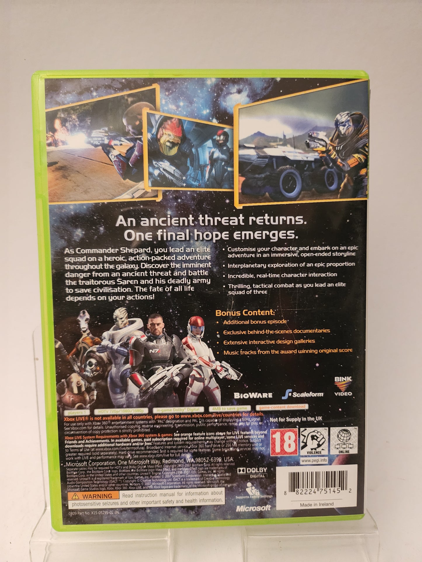 Mass Effect Classics Best Sellers Edition Xbox 360