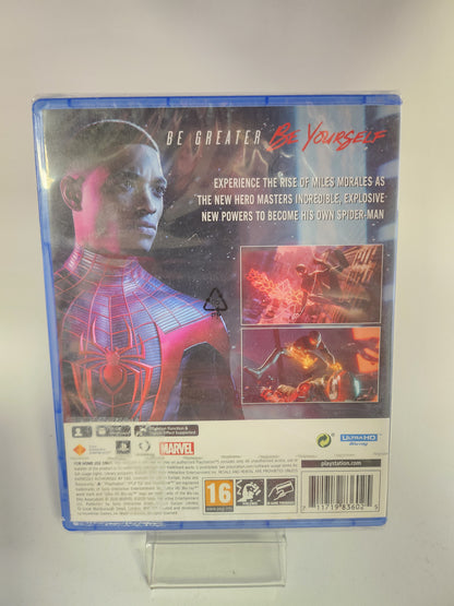Spider-man Miles Morales geseald Playstation 5