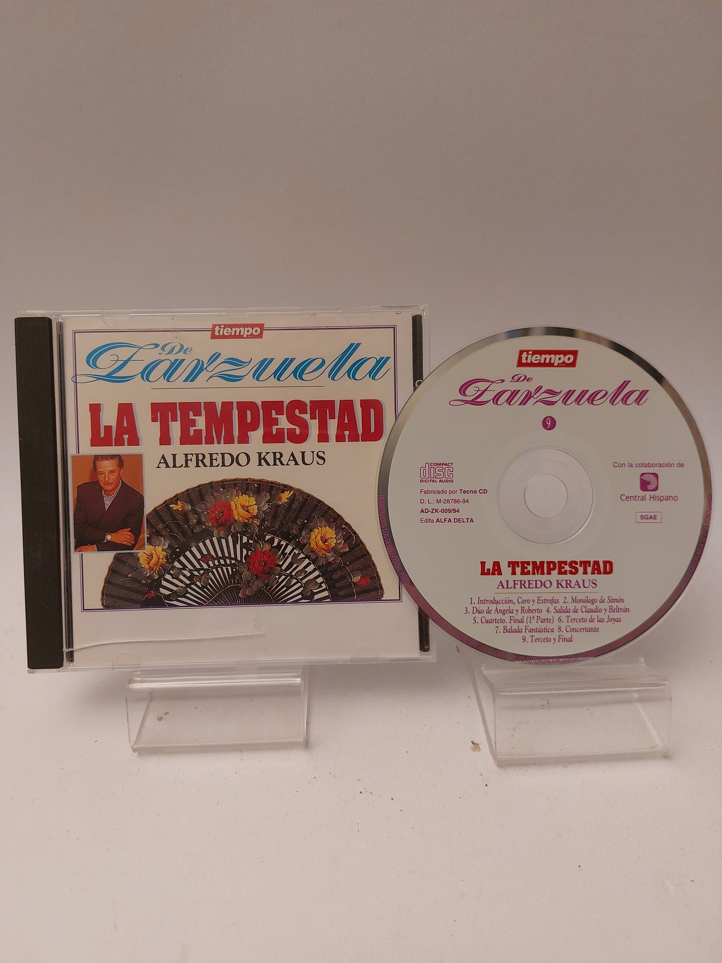 Alfredo Kraus: La Tempestad CD