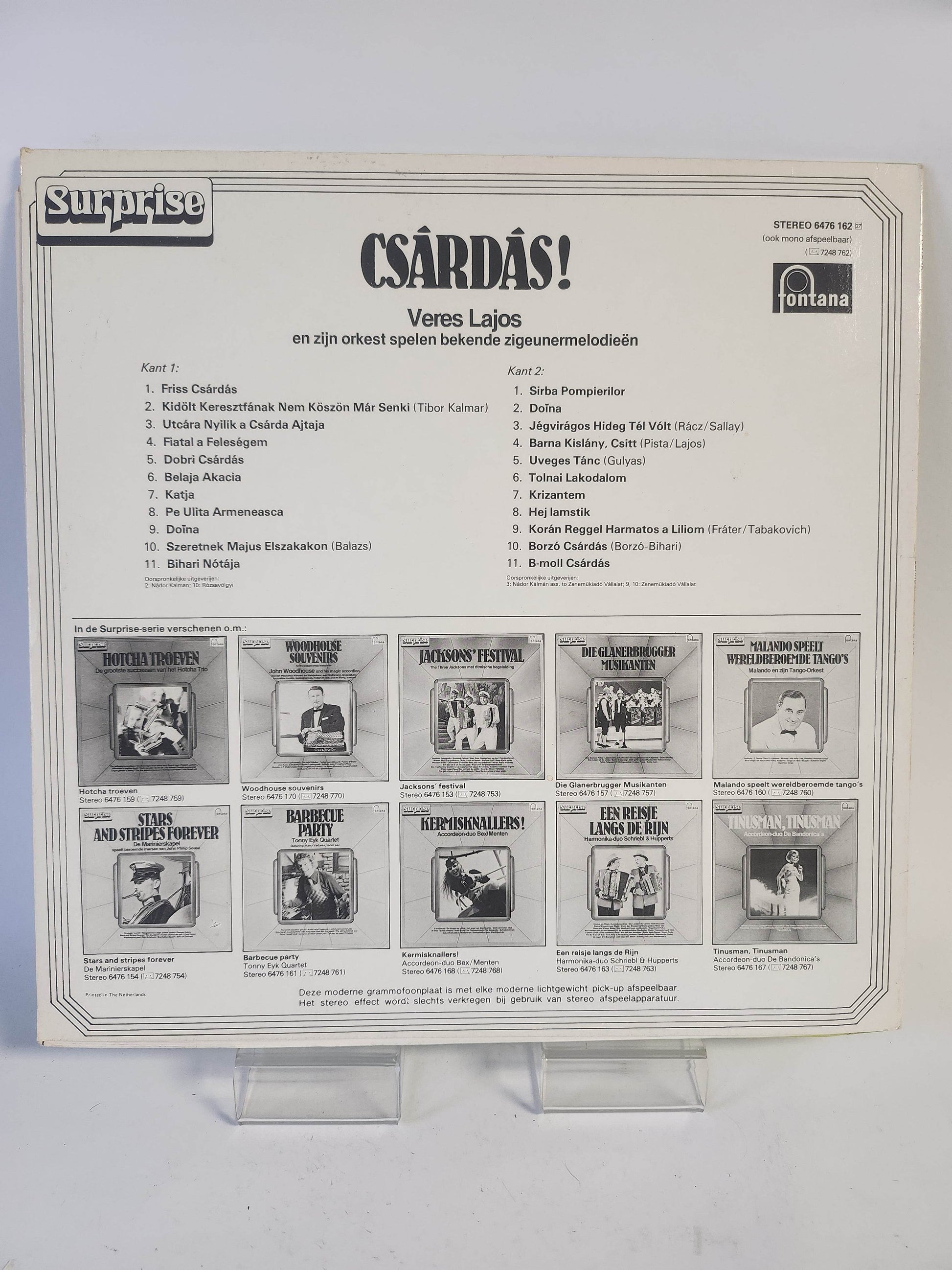 Csardas: Veres Lajos LP Vinyl - Feniks Gameshop