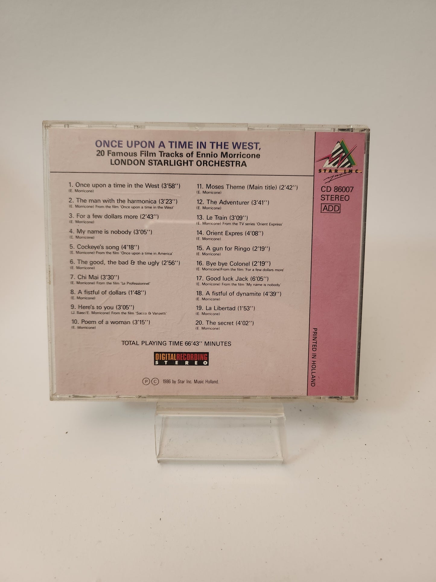 Once Upon a Time in the West CD