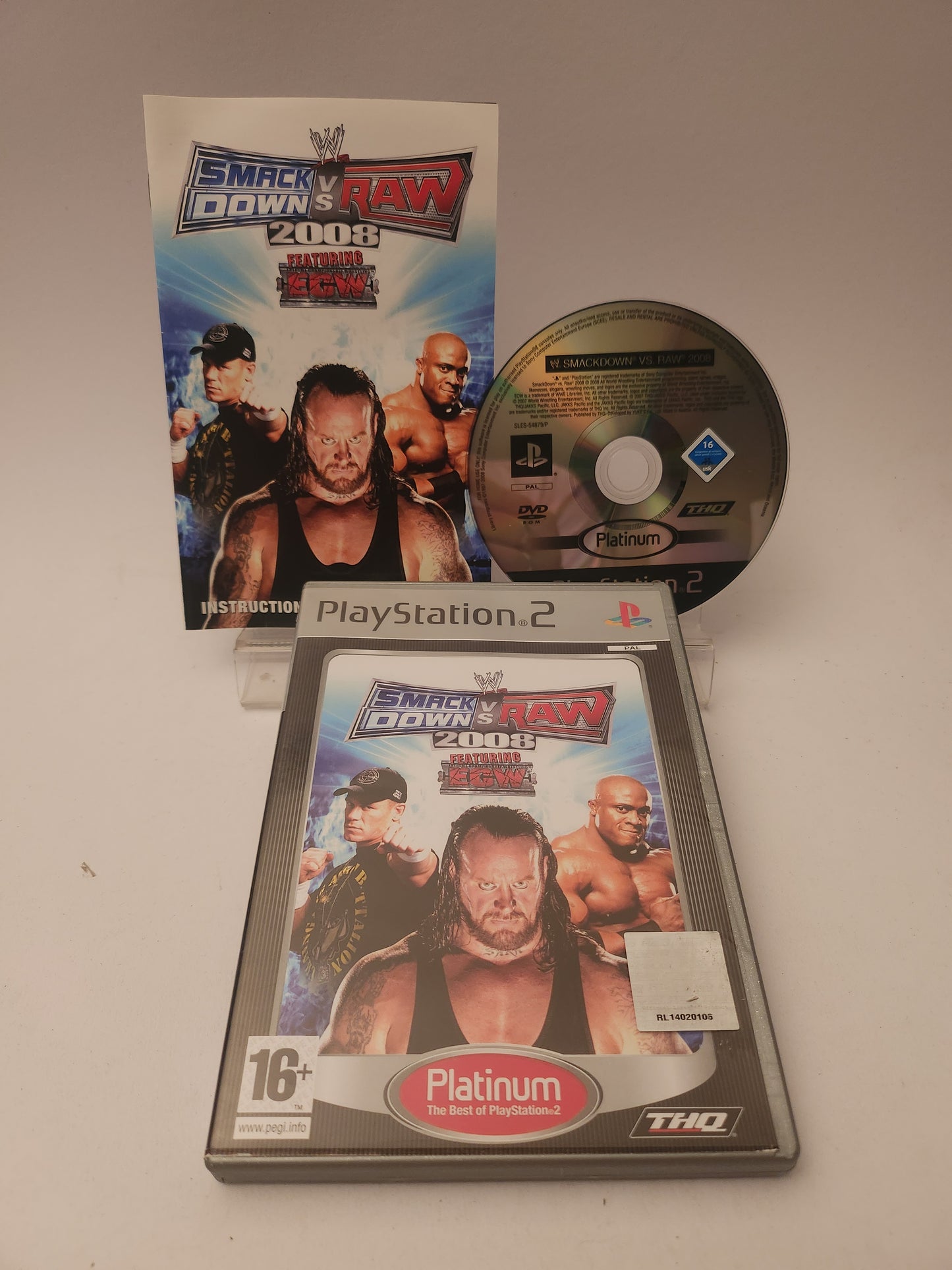 Smackdown vs Raw 2008 Platinum Edition Playstation 2