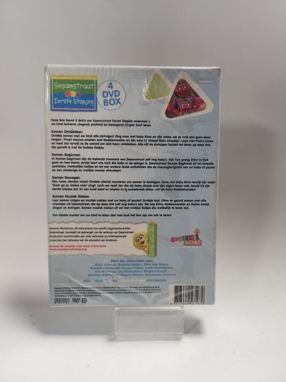 Sesamstraat: Eerste Stapjes geseald 4 Disc Dvd Kids