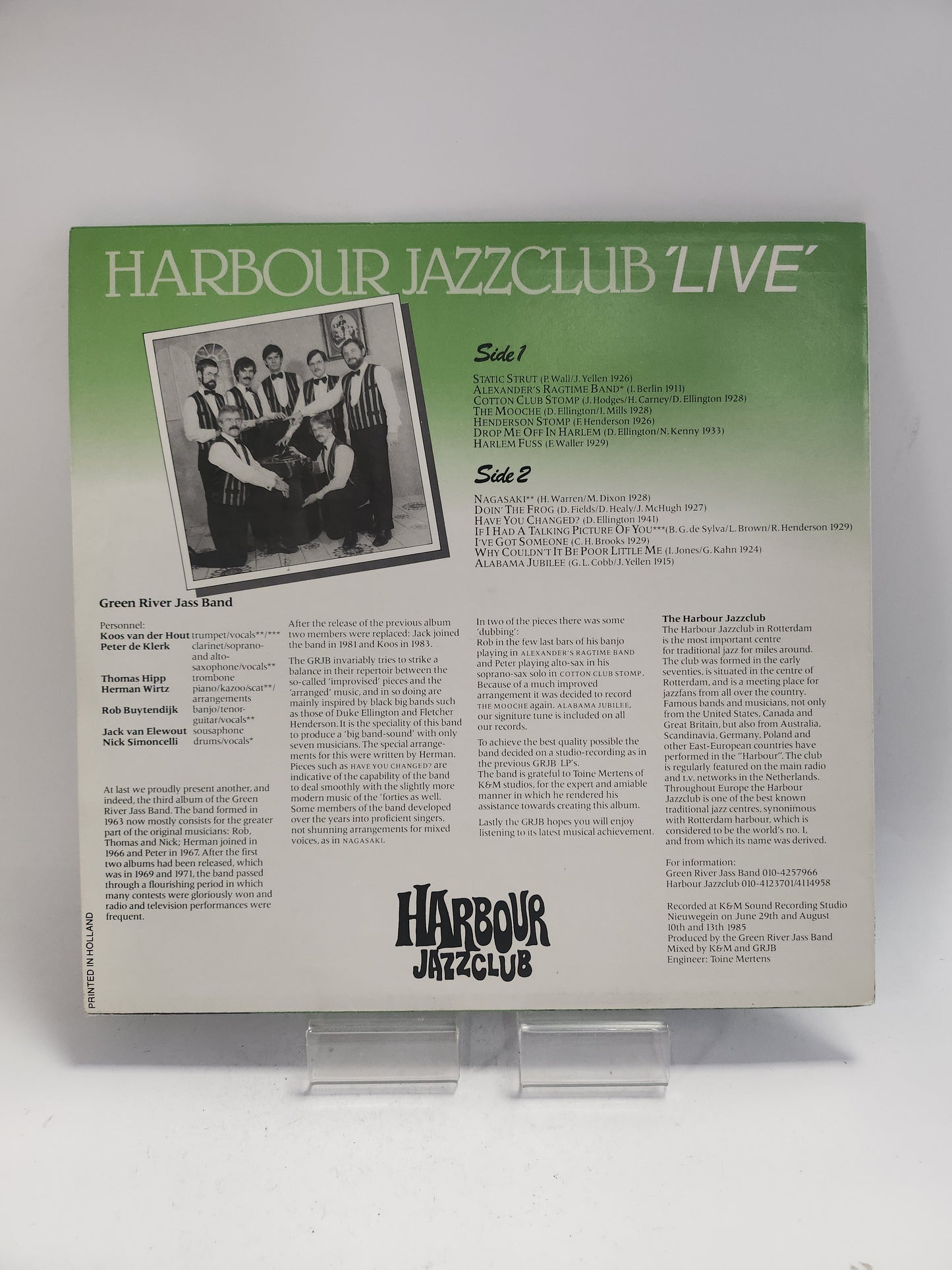 Harbour Jazzclub "Live" LP Vinyl