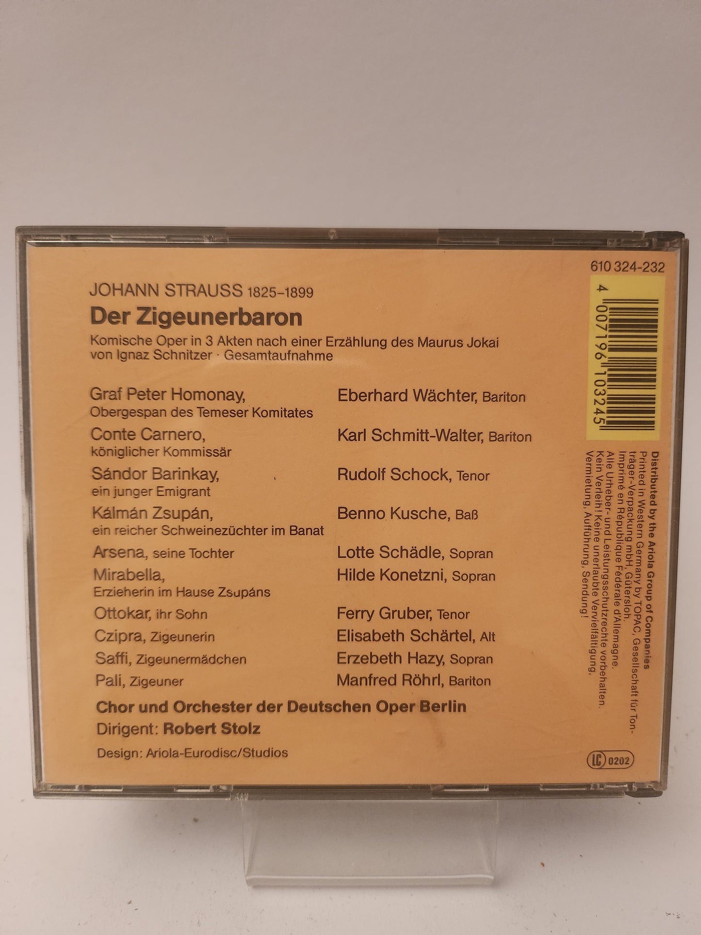 Johann Strauss: Der Zigeunerbaron CD