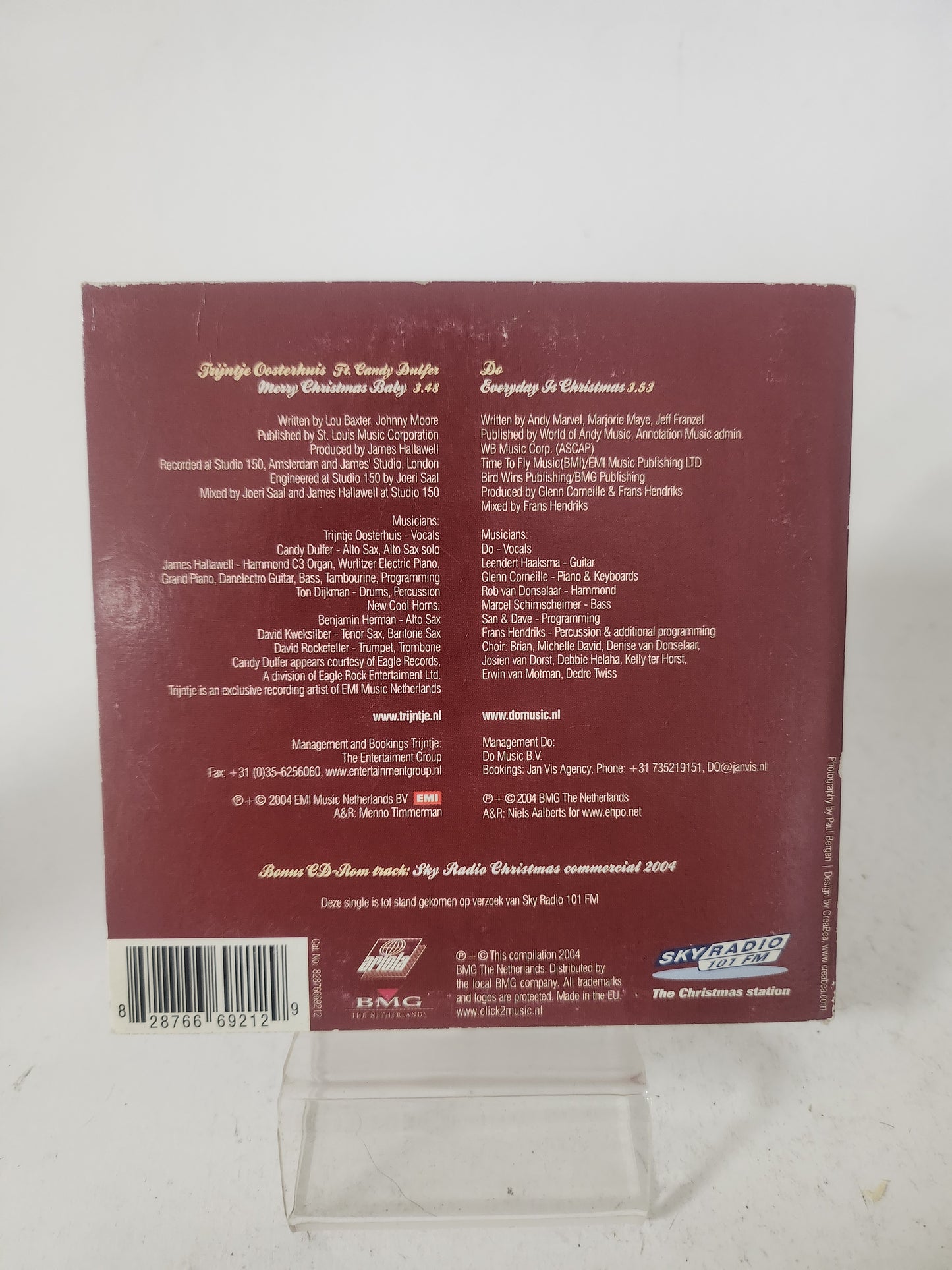 Trijntje Oosterhuis & Do: Merry Christmas Baby & Everyday is Christmas CD Single