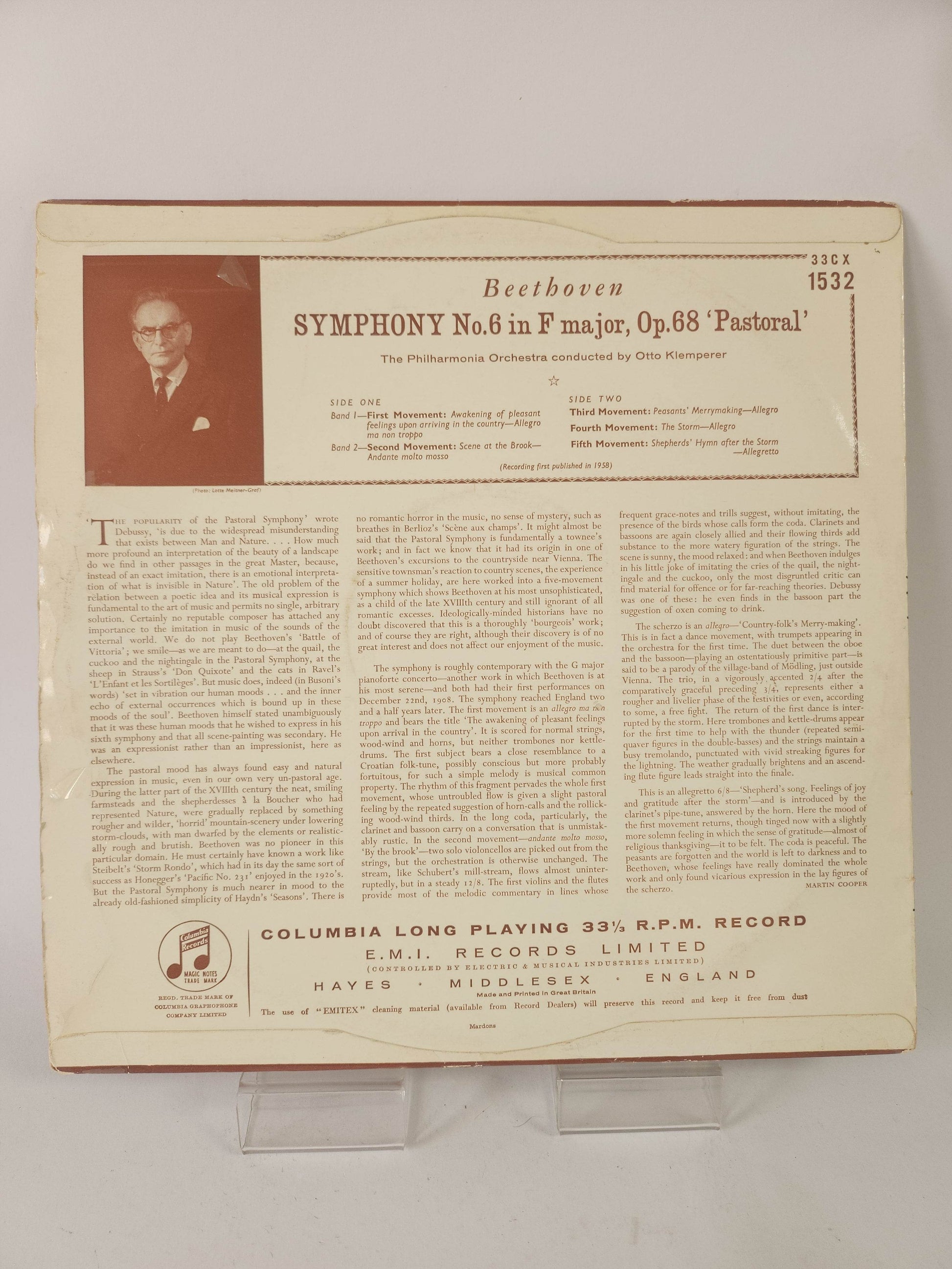 Beethoven Symphonies: Otto Klemperer LP Vinyl - Feniks Gameshop