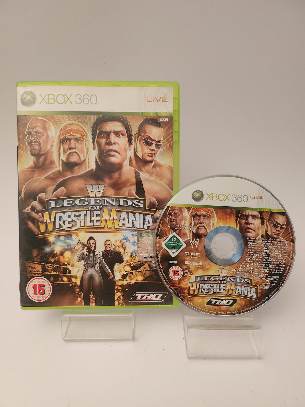 WWE Legends of WrestleMania (No Book) Xbox 360