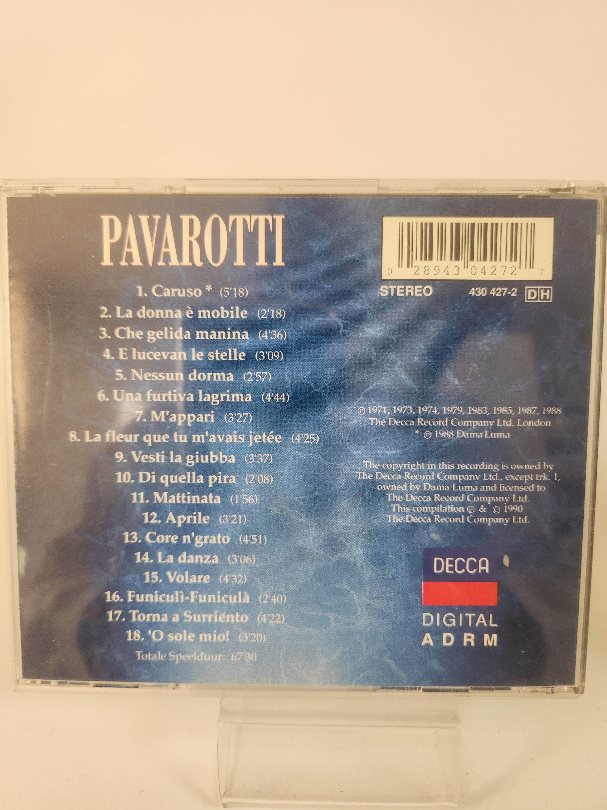 Pararotti: 18 Mooiste Opnamen 's Werelds Beroemste Tenor CD - Feniks Gameshop