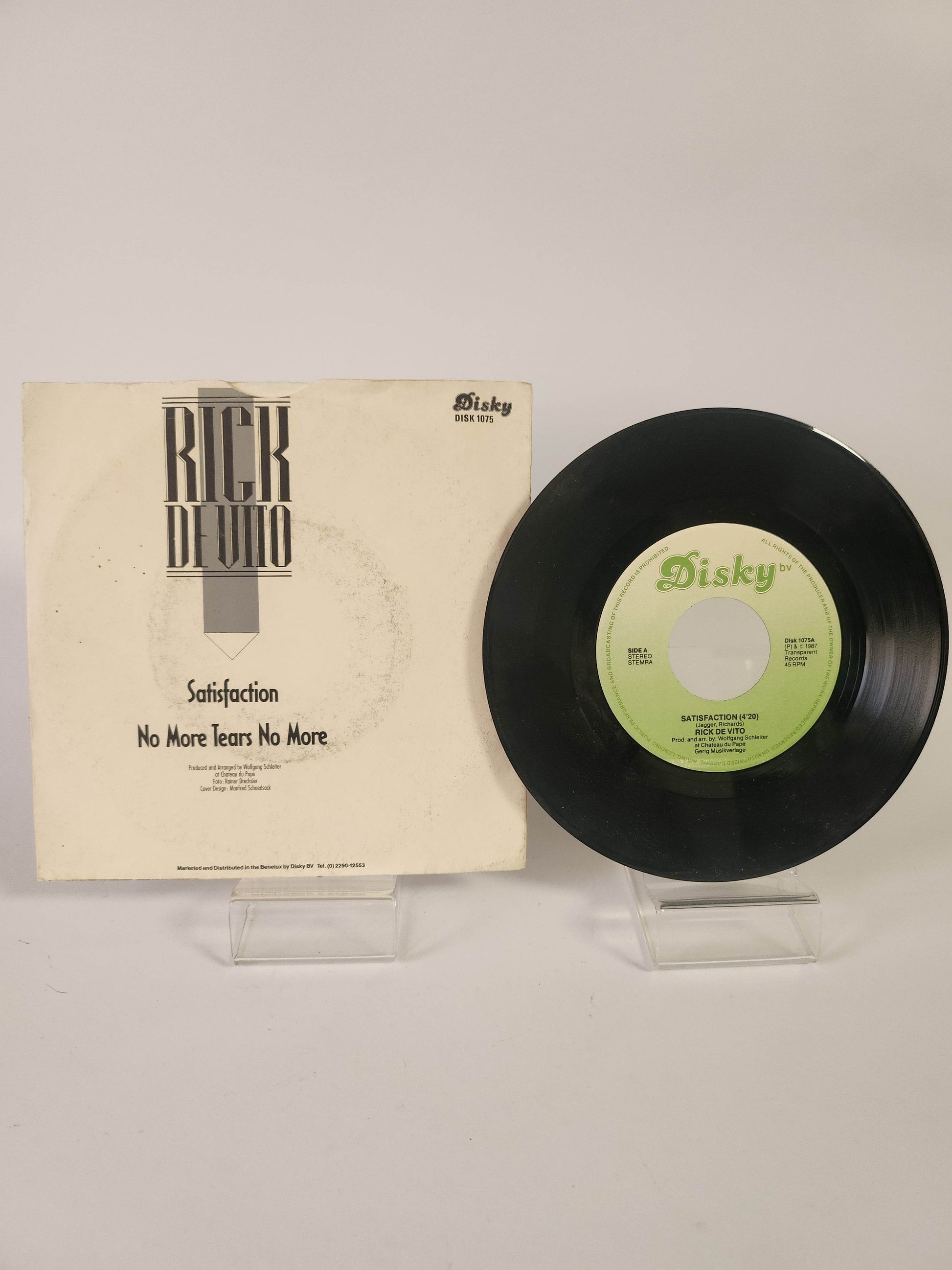 Rick de Vito: Satisfaction Single Vinyl - Feniks Gameshop