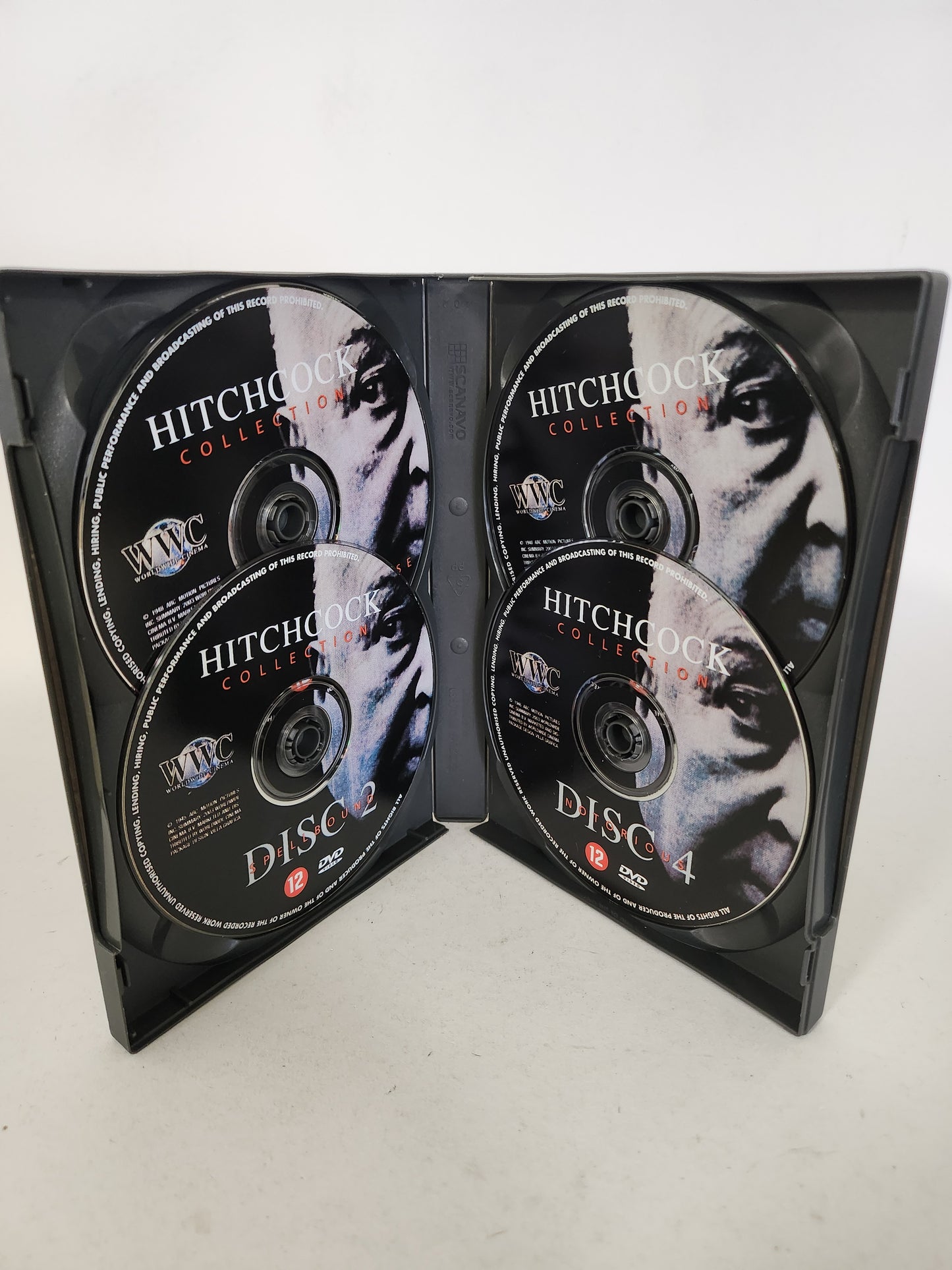 Hitchcock Collection 4 Disc Special Edition Dvd