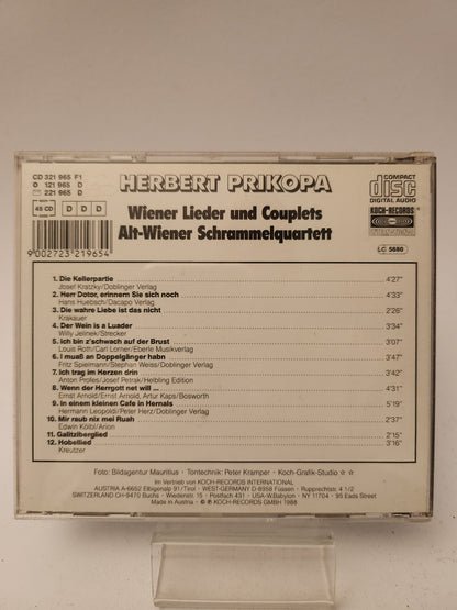 Herbert Prikopa: Wiener Lieder und Couplets CD