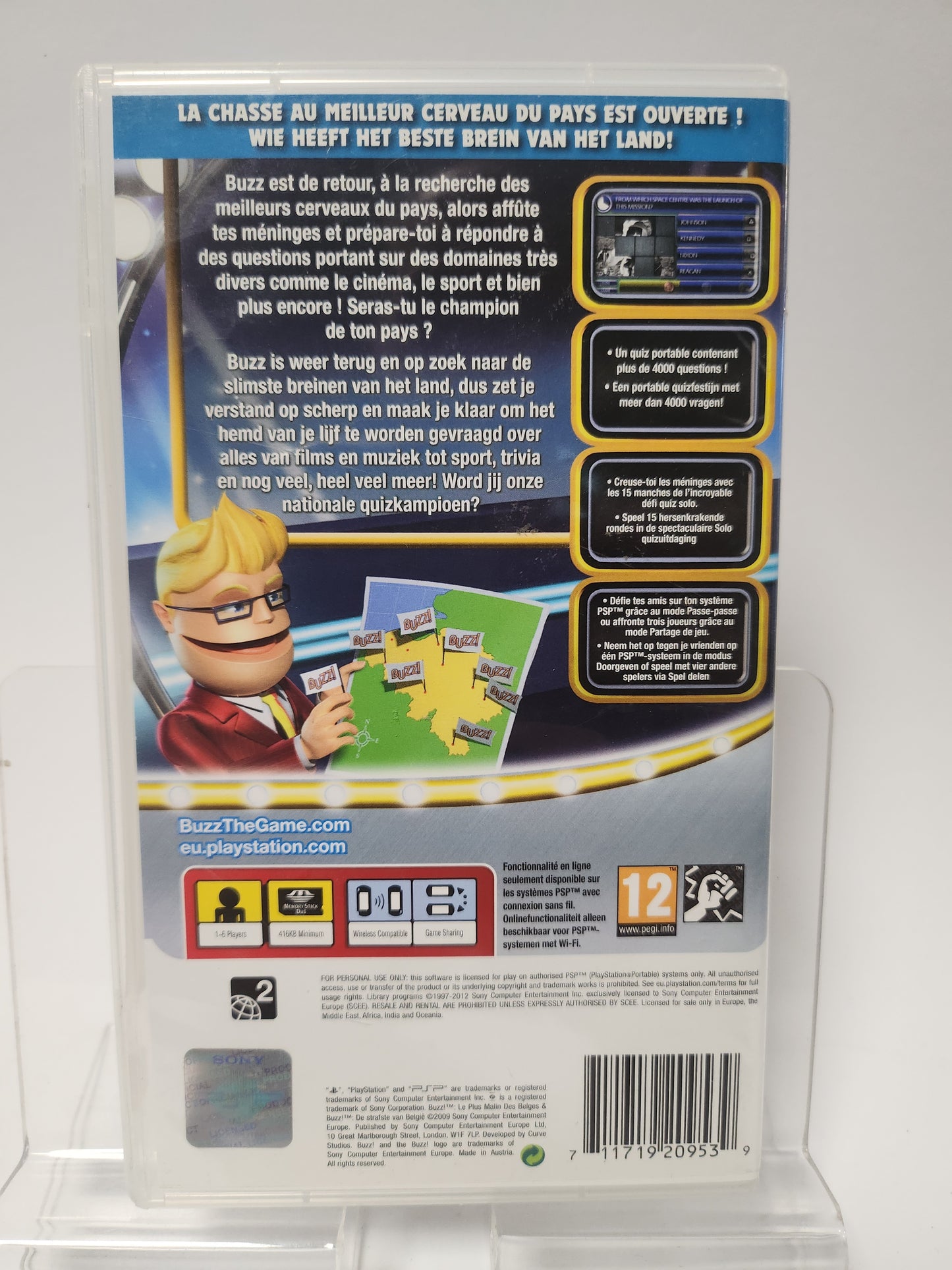 Buzz! De Strafste van Belgie Essentials Playstation Portable