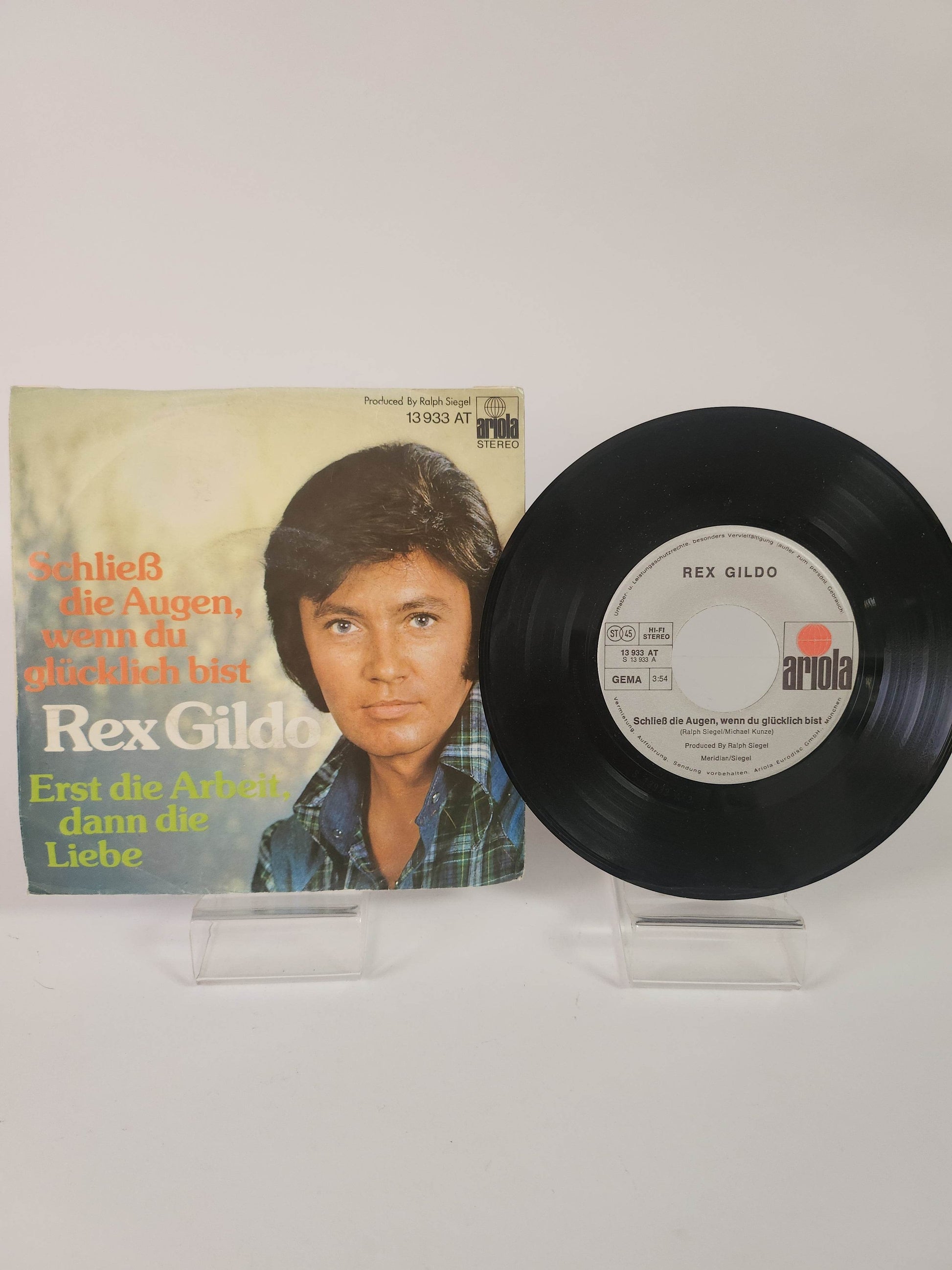 Rex Gildo: Schließ die Augen, wenn du Glucklich Bist Single Vinyl - Feniks Gameshop