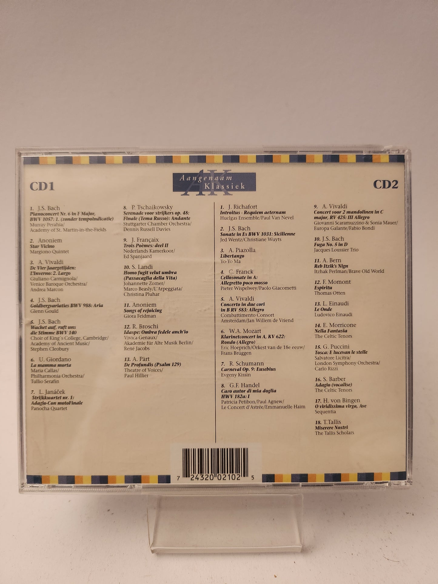 Aangenaam Klassiek Editie 2002 CD