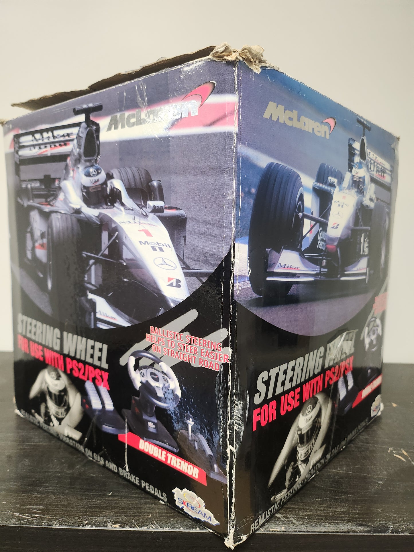 Mc Laren Steering Wheel Playstation 2 (ook Playstation 1 en Playstation 3)