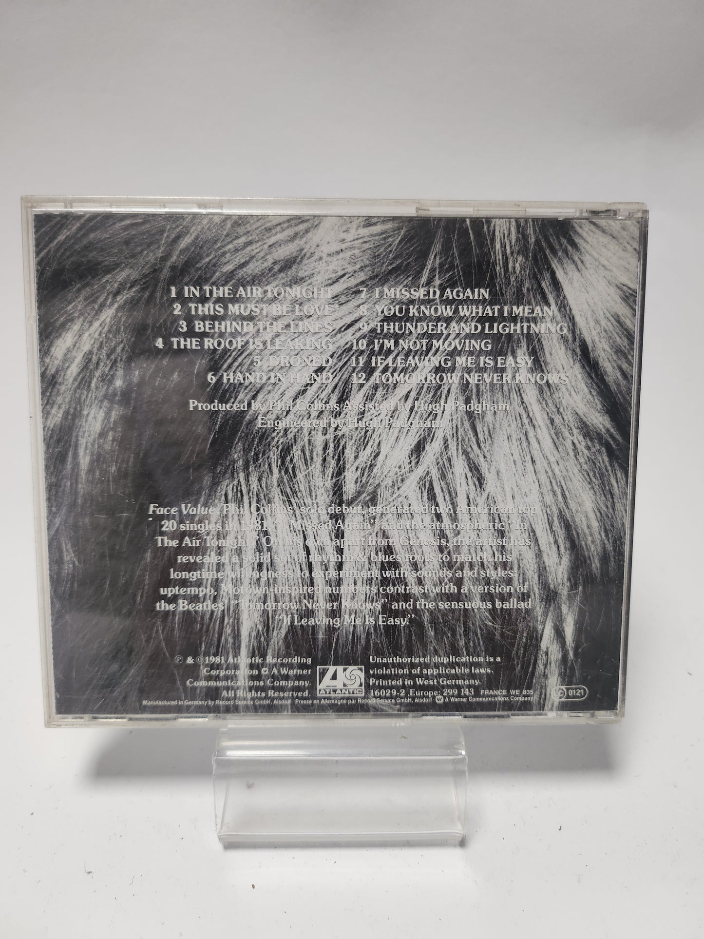Phil Collins: Face Value CD