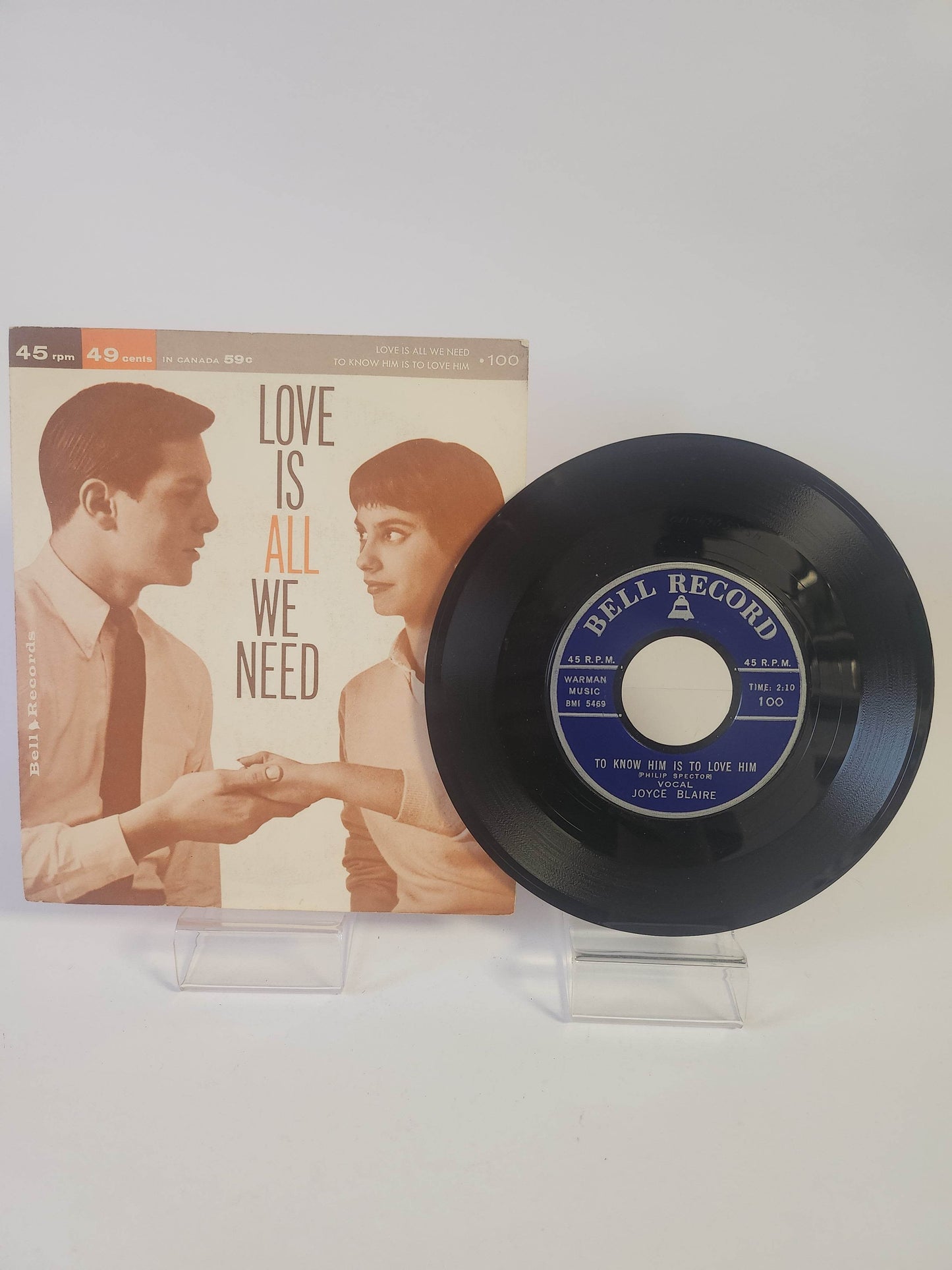 Bell Records No 100: Love is All we Need Single Vinyl - Feniks Gameshop