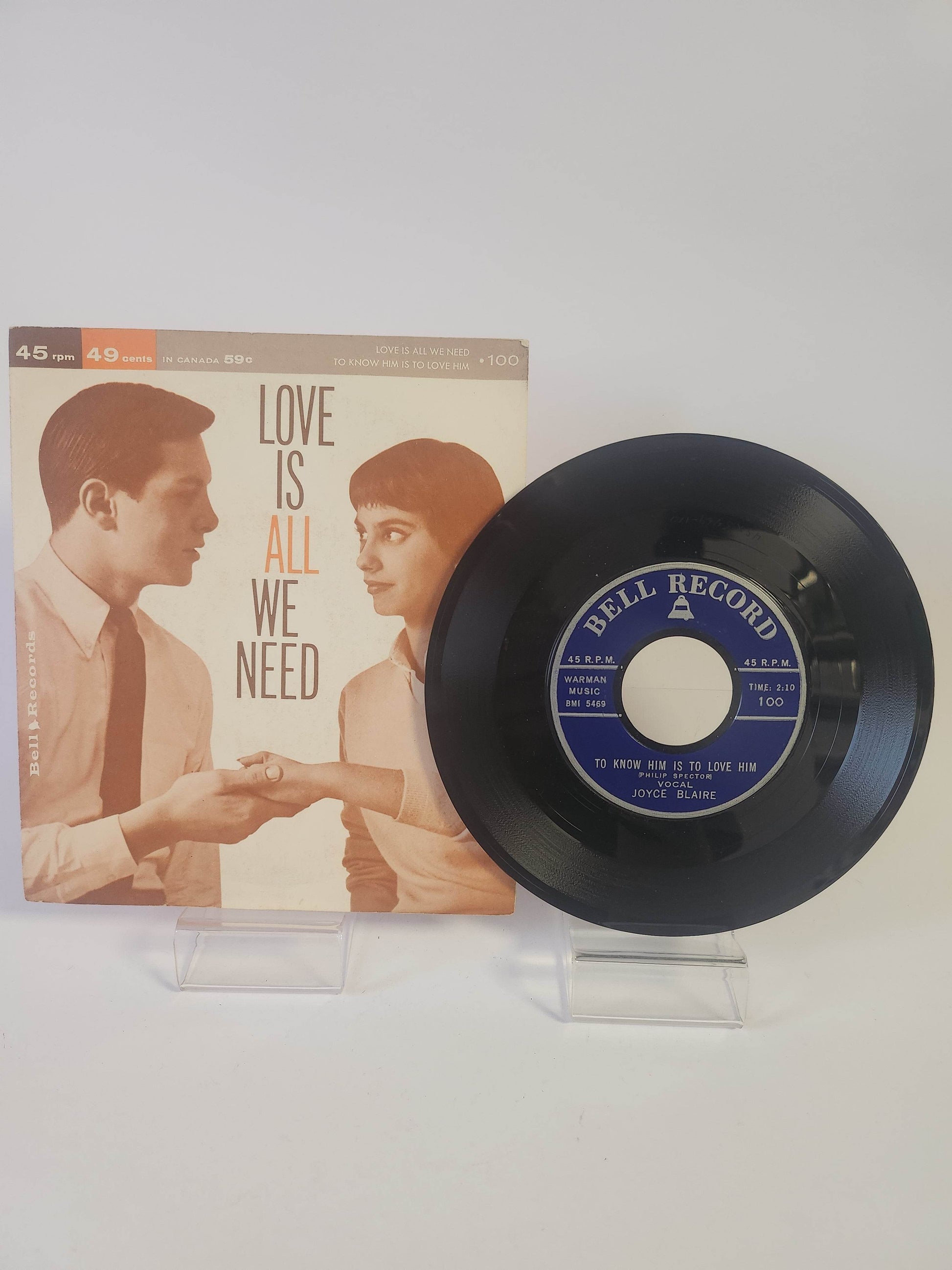 Bell Records No 100: Love is All we Need Single Vinyl - Feniks Gameshop