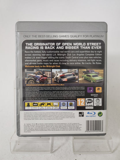 Midnight Club Los Angeles Complete Platinum Edition Playstation 3
