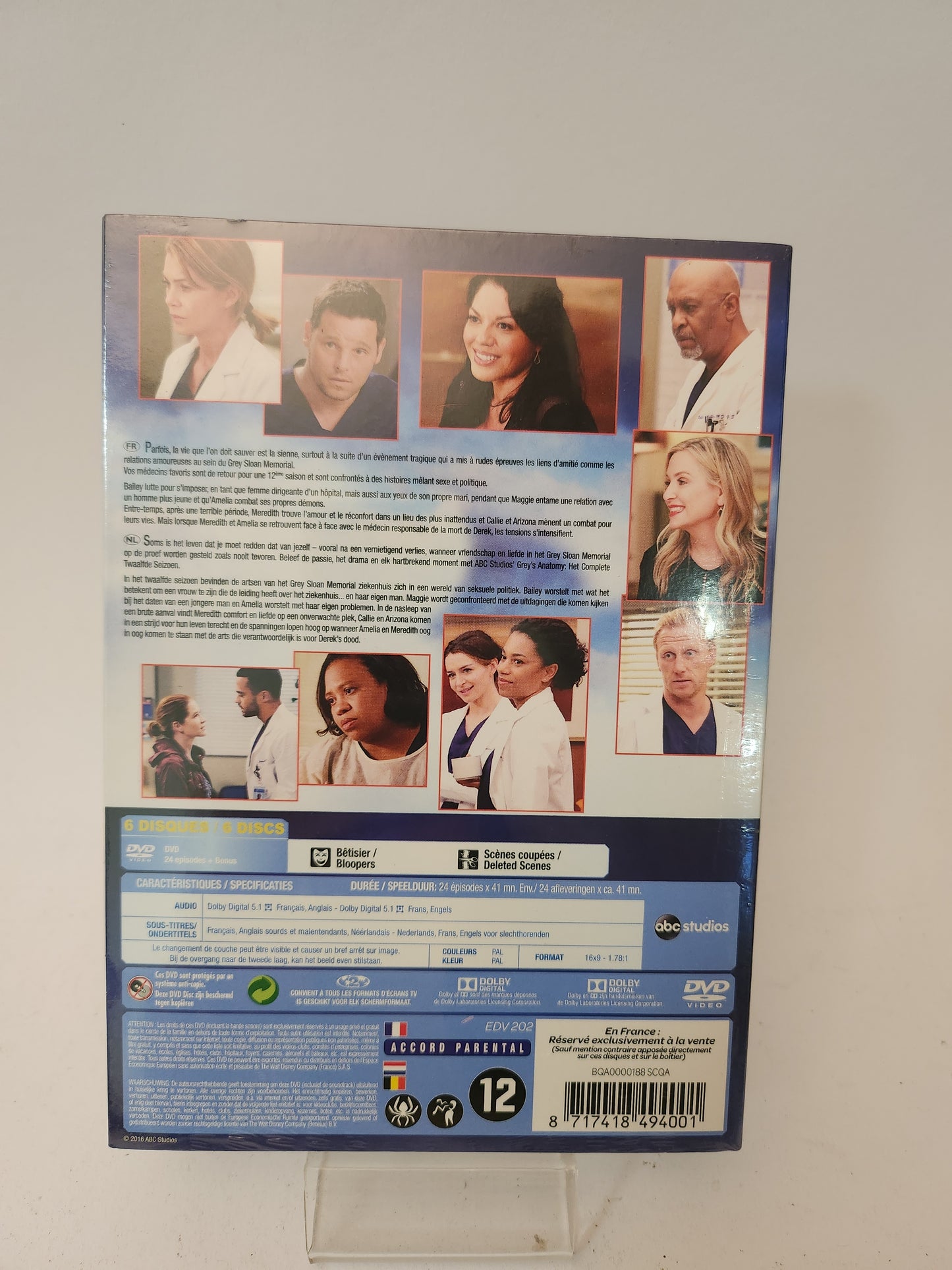Grey's Anatomy het Complete Seizoen 12 Box DVD