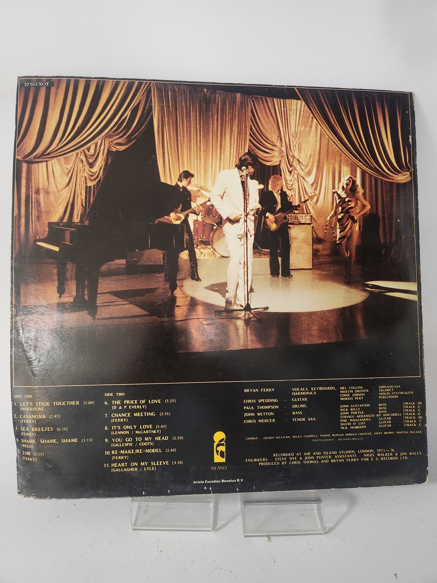 Let's Stick Together: Bryan Ferry LP Vinyl
