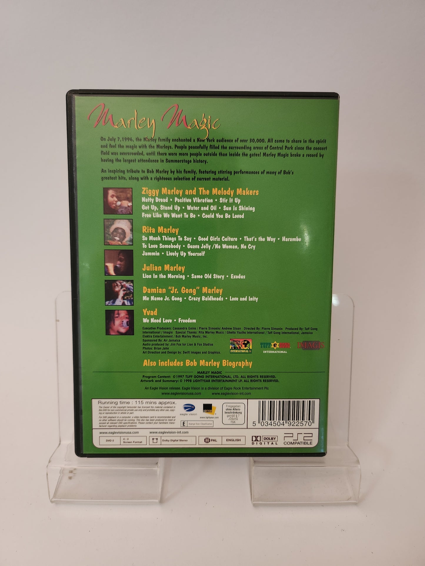 Marley Magic: Live in Central Park at Summerstage DVD Muziek