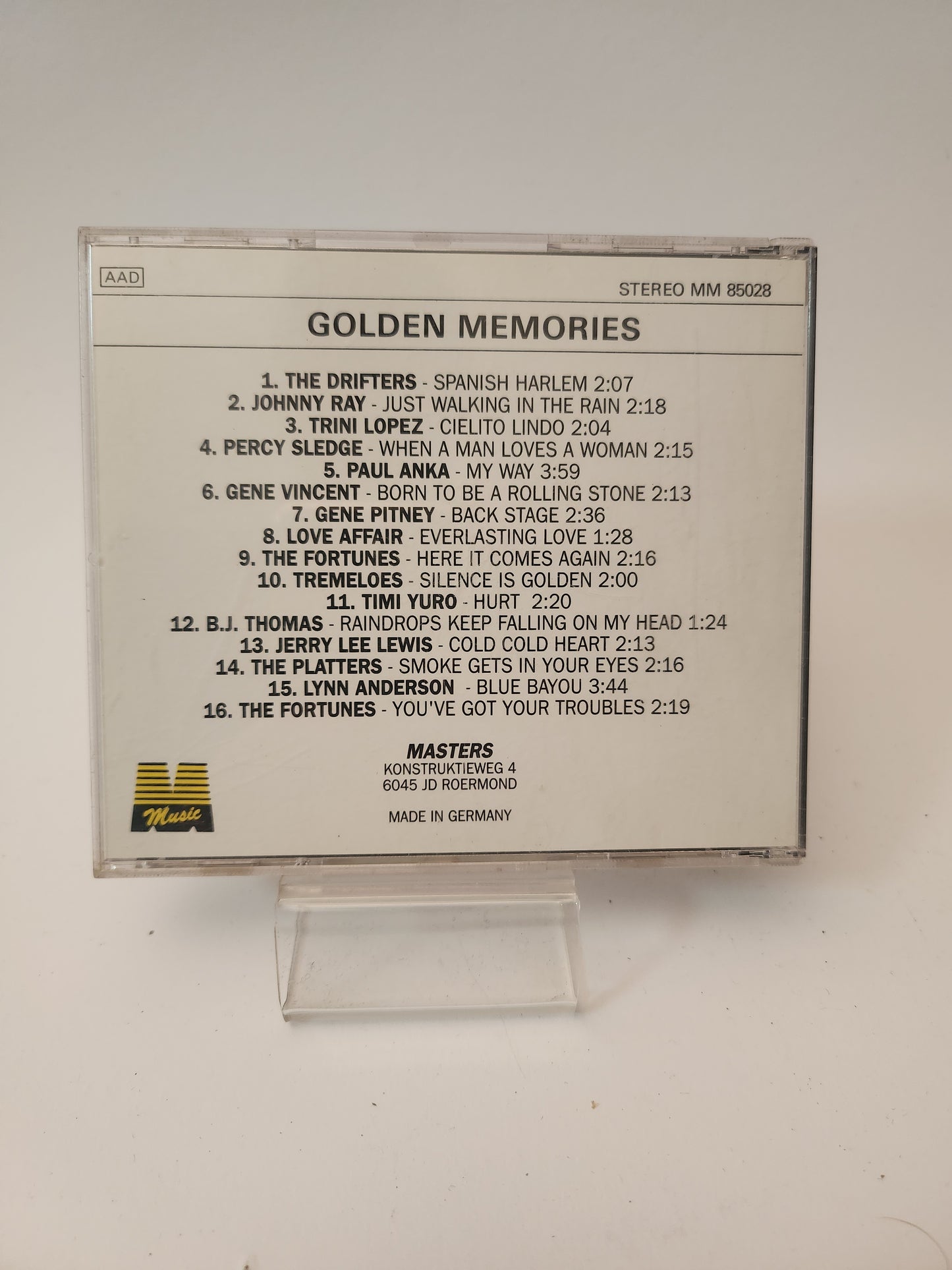Golden Memories CD