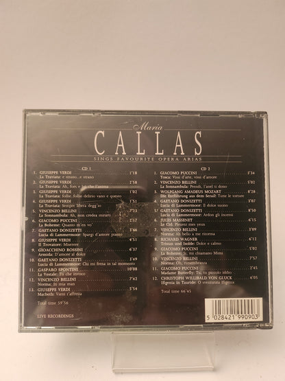 Maria Callas sings Favorite Opera Arias CD