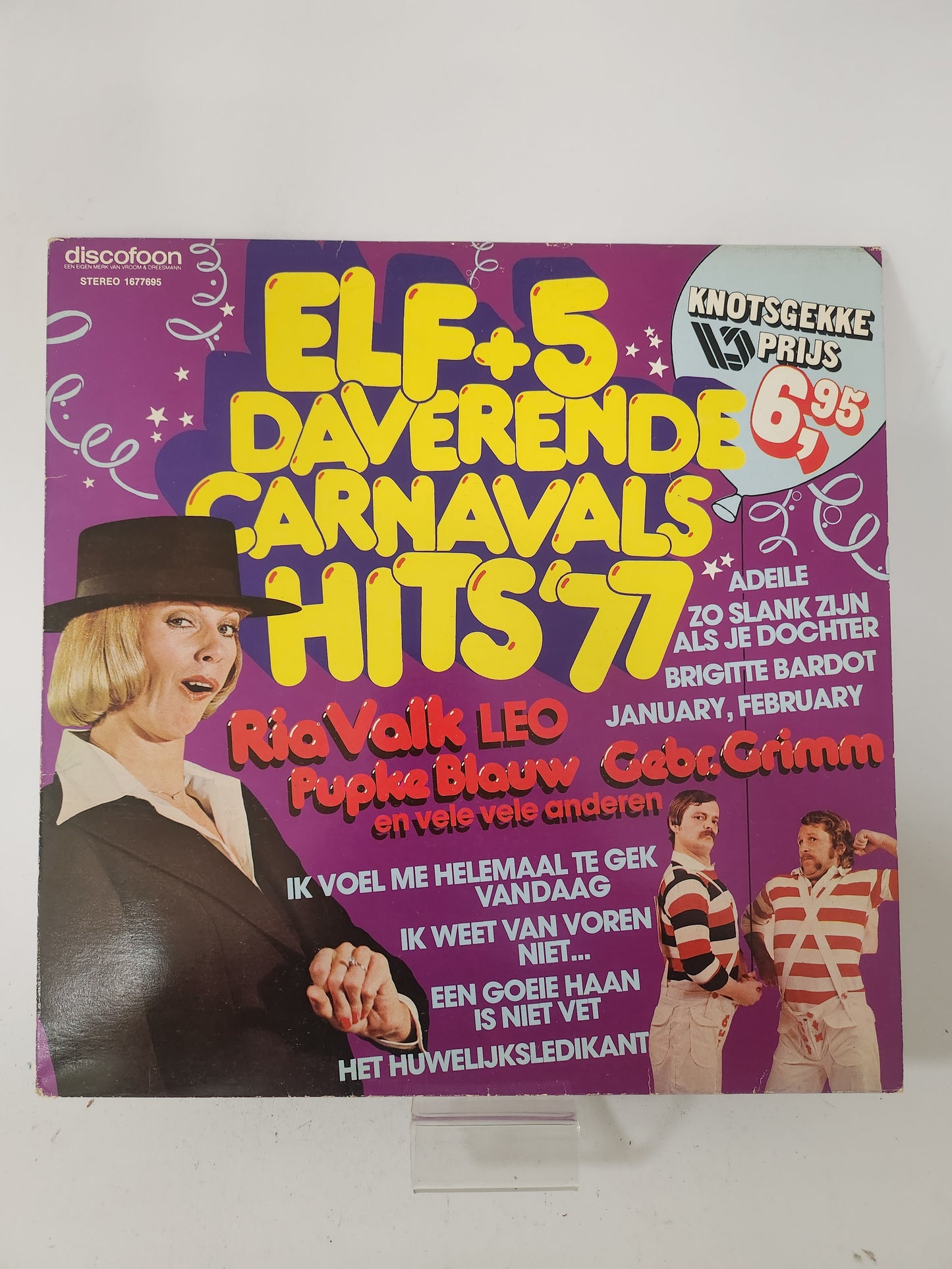 Elf + 5 Daverende Carnaval Hits '77 LP Vinyl