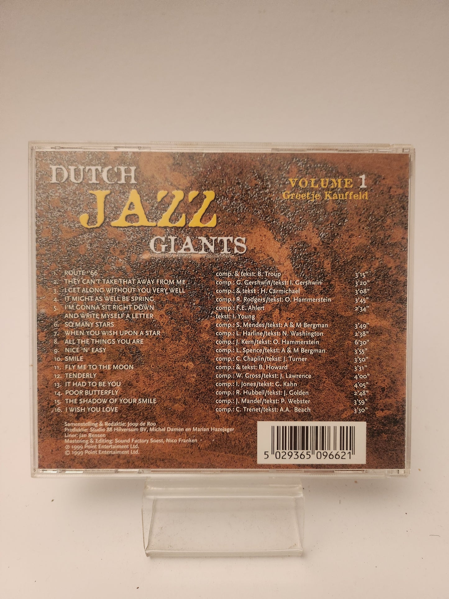 Dutch Jazz Giants Volume 1 CD