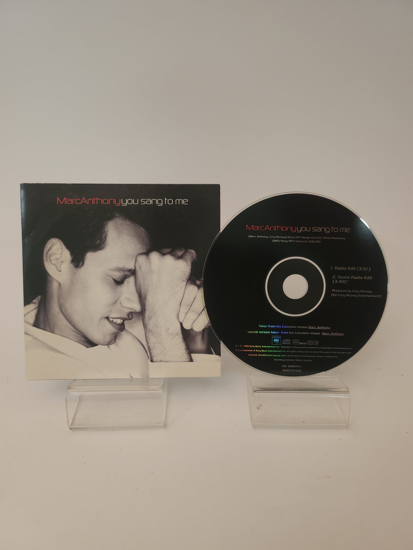 Marc Anthony: You Sang to Me CD Single