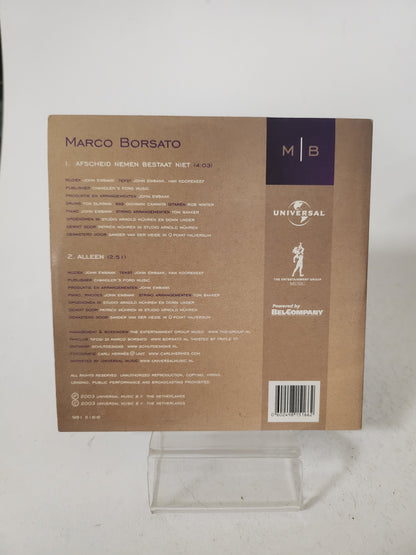 Marco Borsato: Afscheid nemen Bestaat Niet CD Single