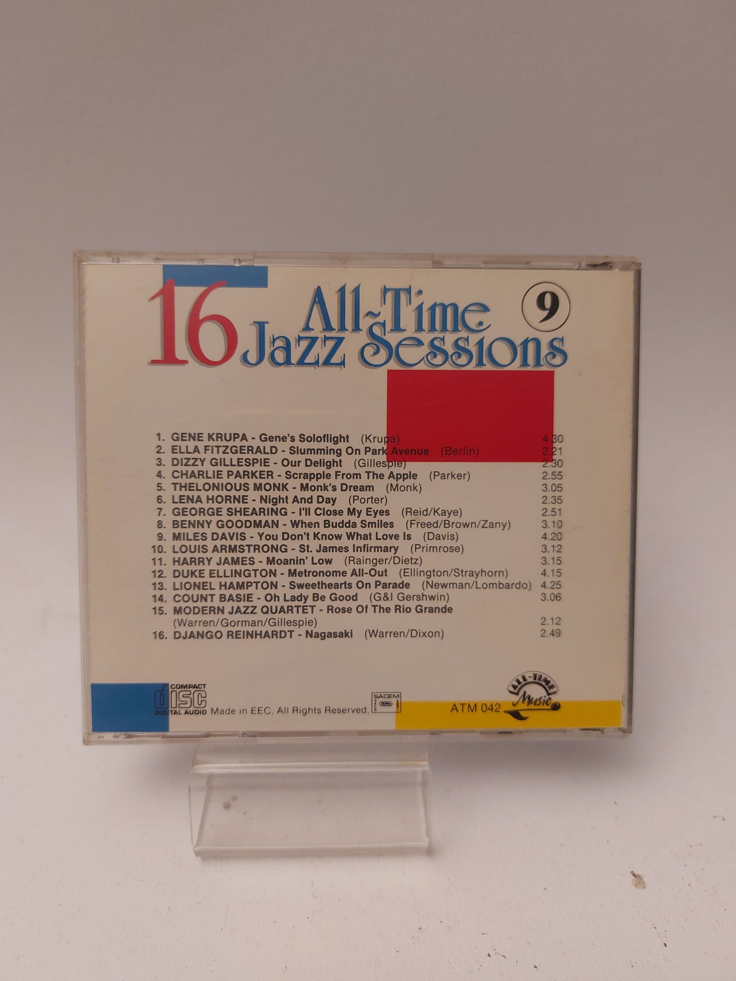 16 All-Time Jazz Sessions Volume 9 CD