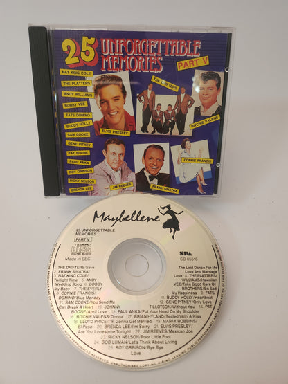 25 Unforgettable Memories Part V CD